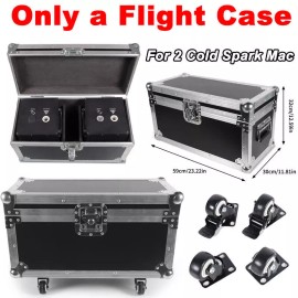 U`King 700W Cold Spark Machine Stage Effect DMX Firework DJ Event Party Wedding w/case - 2 in 1 Flight case(no machine