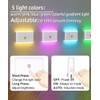 LAVAED Motion Sensor Night Light Indoor,RGB Charging Cordless Stair Lights,LED