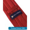 boxed-gifts Clip on Ties for Men - Premium Red Solid