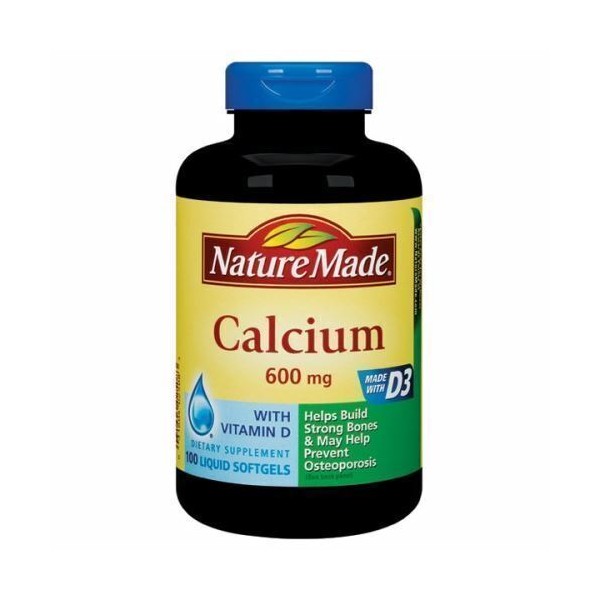 Calcium 100 Softgels 600mg by Nature Made