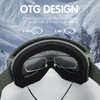 Ski Snowboard Goggles UV Protection Anti-Fog OTG Snow Skiing Glasses