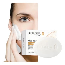 Jabn De Arroz Bioaqua Aclara Elimina Manchas Codos Axila                                                                                              