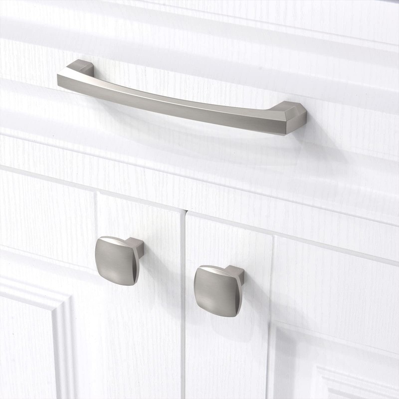 KNOKLOCK 10 Pack 5 Inch(128mm) Kitchen Cabinet Handles Brushed Satin