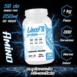 Aminoácidos En Polvo Linx Fit 1kg 200servicios Variossabores                                                                                          