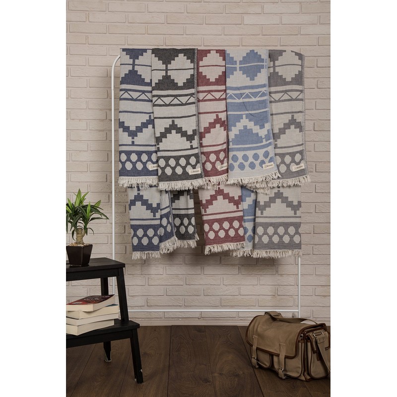 Bersuse 100% Cotton Oeko-TEX Certified Baja Turkish Handloom Towel -