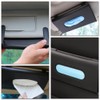 Car Visor Tissue Box Multifunctional Car Tissue Holder PU Leather