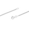 NKlaus Silver Pea Chain 925 Sterling Silver Round Solid Necklace