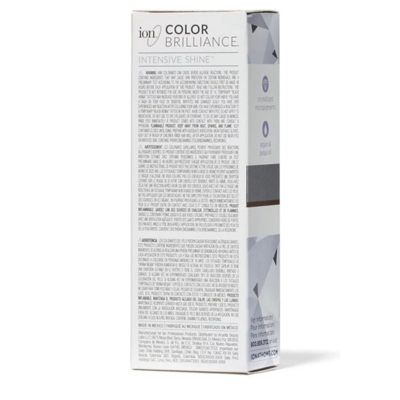 Ion Color Brillance Permanent Liquid Hair Color Dark Brown 3N