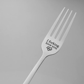 Anniversary Birthday Gifts for Husband Girlfriend from Wife Boyfriend I Forking Love You Fork Gifts for Him Her Christmas Funny Gift Dessert Forks for Couple Hubby Fiance