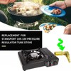 MENSI 1/4" Quick Disconnect Propane Elbow Adapter Fitting Compatible for