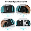 AOKITO Suitcase Strap, Suitcase Strap, Pack of 4 with Combination