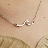 RZKING Niece Gifts From Auntie, Wave Necklace Gifts For Women