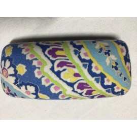 VERA BRADLEY READING GLASSES  OR  EYEGLASSES CASE  CAPRI BLUE NEW