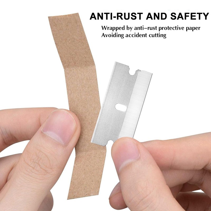 Pack of 100 Ceramic Hob Scraper Blades, Scraper Blades Ceramic