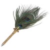 Feather Pen Exquisite Pattern Quaint Texture Comfortable Grip Stainless Steel