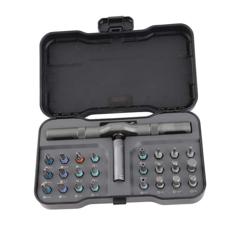 Ratchet Screwdriver Set 24-in-1 Bit Multipurpose Repair Tool Manual Hardware