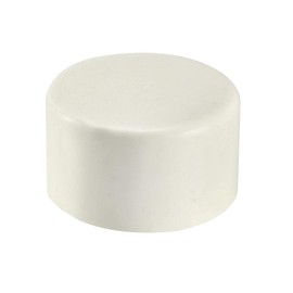 sourcing map 63mm PVC Pipe Cap Fitting, Slip End Caps DWV(Drain Waste Vent) White 2Pcs