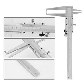 Vernier Caliper, Carbon Steel Inner Groove Vernier Caliper, Inner Micrometer, Measuring Tool 9-150 mm, Vernier Caliper with Double Inner Groove 9-150 mm