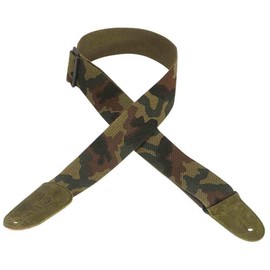 Levy's MC8-CAM 2-inch Cotton with Leather Ends Camo