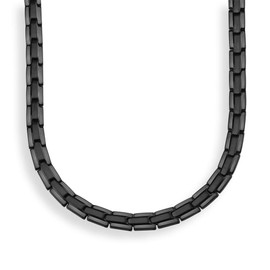 Silver KYASYA Magnetic Necklace, Stainless Steel, Men's Necklace, Simple, Chain, Magnet, Silver, Gold, Black, Adjustment Tool Included