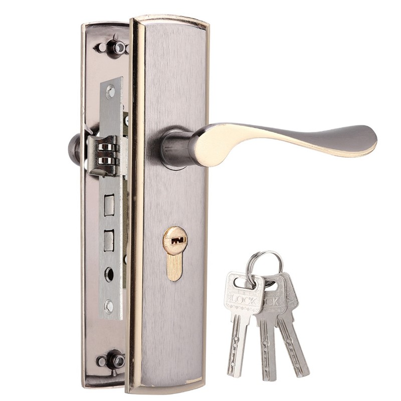 Durable Aluminum Door Lock for Home Security Indoor Bedroom Living