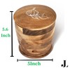 Jean Lemond Introducing The Always Fresh Acacia Garlic Keeper For