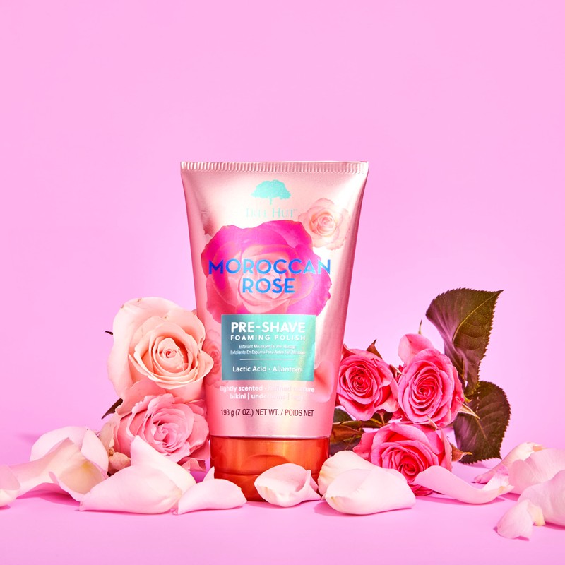 Tree Hut Moroccan Rose Shave Prep Polish | Gently Soothe