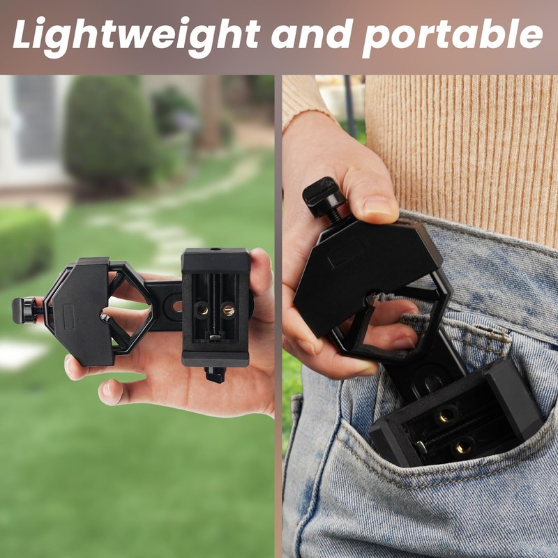 GOSKY Smartphone Adapter Mount Regular Size - Compatible with Binoculars,