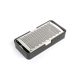 Iidaya JK04 Ever Grater, Made in Japan, Grater, Grater, Includes Saucer, Cheese Grater, Ginger, Garlic, Parmesan Cheese, Lemon, Yuzu, Stainless Steel, Zester Grater