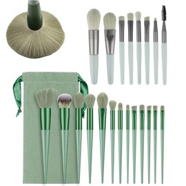21 pcs Premium Makeup Pinsel Set Gesicht und Auge Kunstpinsel, Make Up Pinsel Set,Professionell Makeup Pinsels, Premium Synthetische Stiftung Puder Blush Blending Face Brush Lidschatten Kit