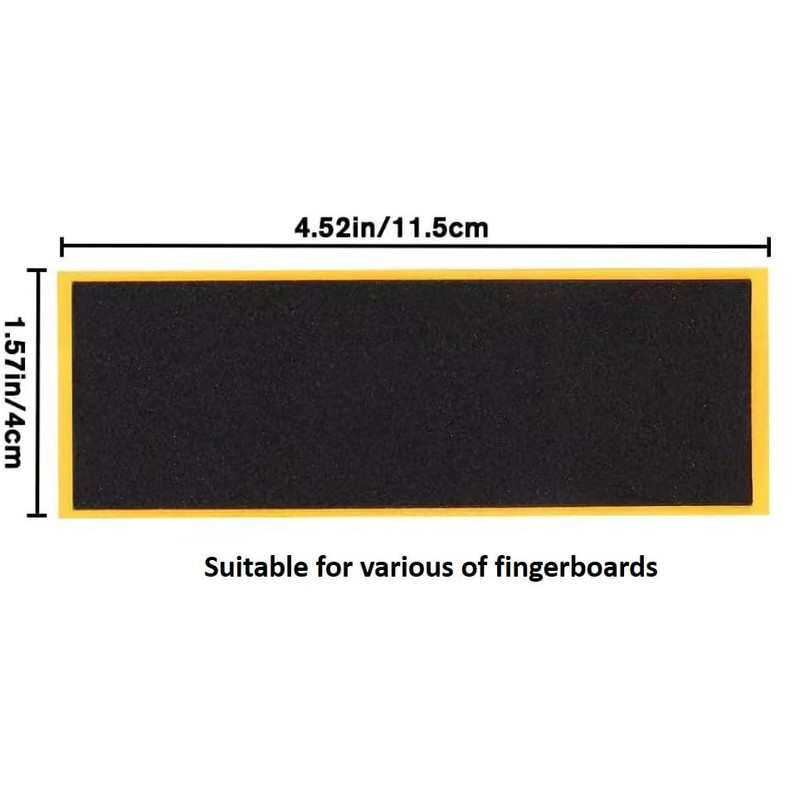 LEEFAI Foam Grip Tape for Pro Fingerboard Deck Size 38