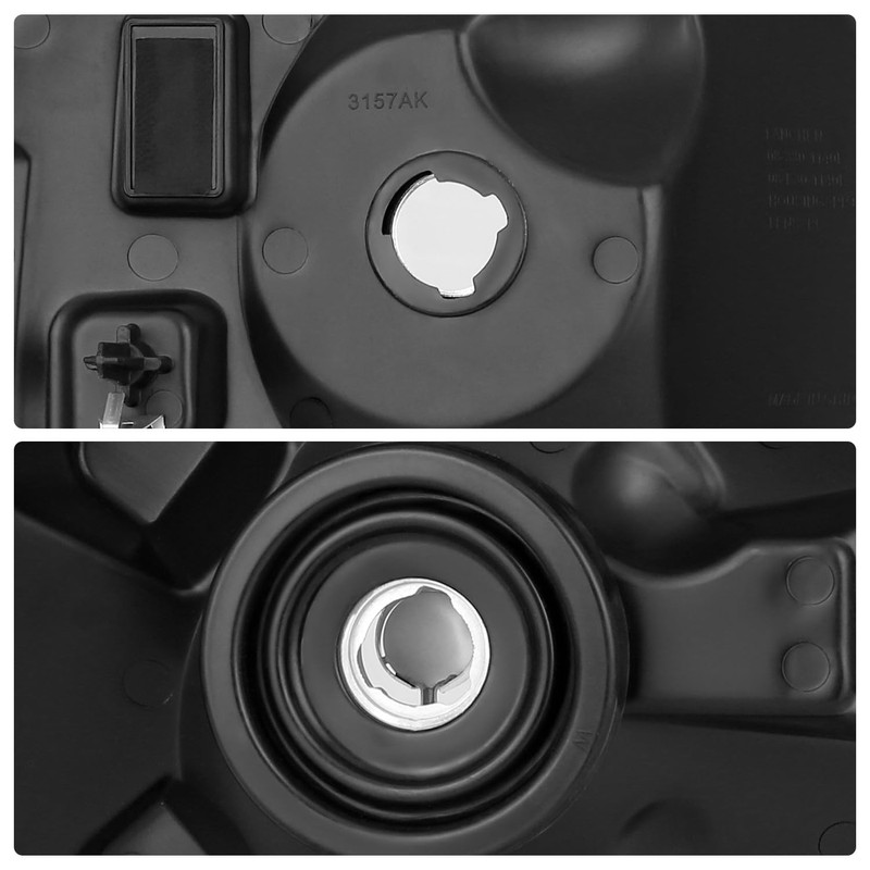 DNA MOTORING Headlamps Headlight Assembly Compatible With 08-14 Ford E150