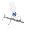 Adjustable Continuous Injection Syringe - Stainless Steel/Plastic Animal Syringe -