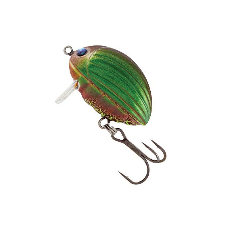 Salmo Lil Bug Floating Lures: Green Bug