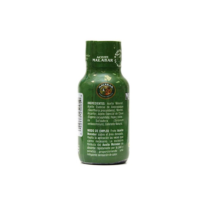 Aceite Dolores Musculares MALABAR / $300 pesos / 60ml
