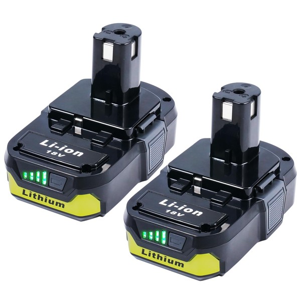 ULDERTRA ULDERTRA 2-Pack 3.0Ah Replacement Batteries for Ryobi 18V Battery
