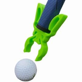 Golf Ball Grabber for Putter – Easy Slide-On Golf Ball Retriever for Hassle-Free Pickup (Neon Green)