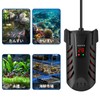 ZHHMl Aquarium Heater, Auto Heater, LED Display, Temperature Control, 15-34°C