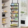 POKIPO 6-Tier Over the Door Pantry Organizer, 2 in 1