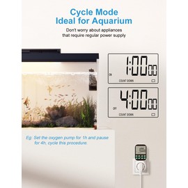 Digital Timer Socket with Countdown and Loop Mode, Maxcio Timer Socket with 20 Configurable Weekly Programs and Burglar-proof Random Function for Indoor Use (Pack of 2)