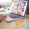 Joyzan Wireless Optical Bamboo Mouse Silent Mouse Wireless Computer Mouse