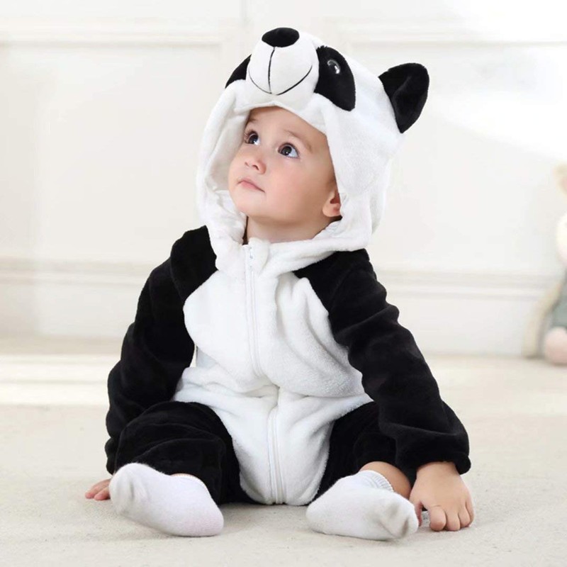 whorse Pijama Unisex para bebé, diseño de Animales, Panda, 100（18-24months）