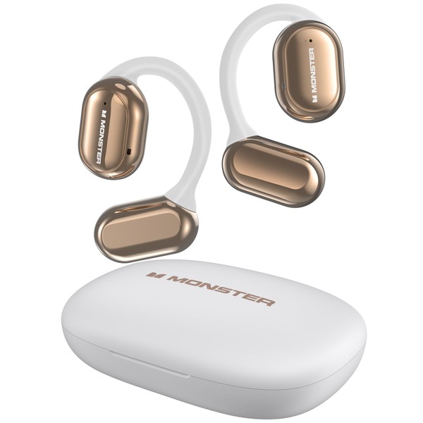 MONSTER Open Free AC100 Open Ear Bluetooth 5.3 Headphones, Wireless