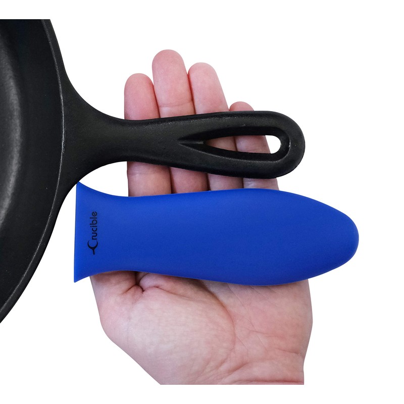 Silicone Hot Handle Holders 3-Pack Mix (Blue)