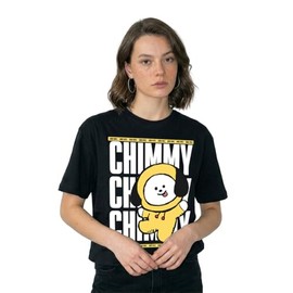 Máscara De Látex | Playera para Mujer BT21 Edición Limitada | Camiseta Cuello Redondo | Comfy Fit 100% Algodón