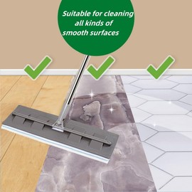 Mops Pad for Floor Cleaning,Magic Sponges Eraser Cleaning Mop Pads Refills Suitable for 13" Flat mop Head (Mop Pad Refill,13"x4.72"x0.98")