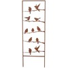 Dekoleidenschaft Metal Bird Garden Stake in Rust Look, 115 cm