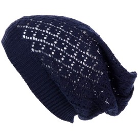 BYOS Airy Cutout Cable ligero para mujer, Diamond Pattern-navy, Talla única