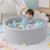 SHJADE Foam Ball Pit, 35.4"x 11.8" Ball Pits for Toddlers,