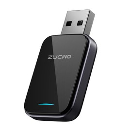 ZUCWO 2-in-1 Mini Wireless CarPlay Adapter for iOS Andriod Auto Plug and Play Low Latency Portable Carplay Adapter Converts Wired to Wireless CarPlay for iOS10+/Android 11+, Gray